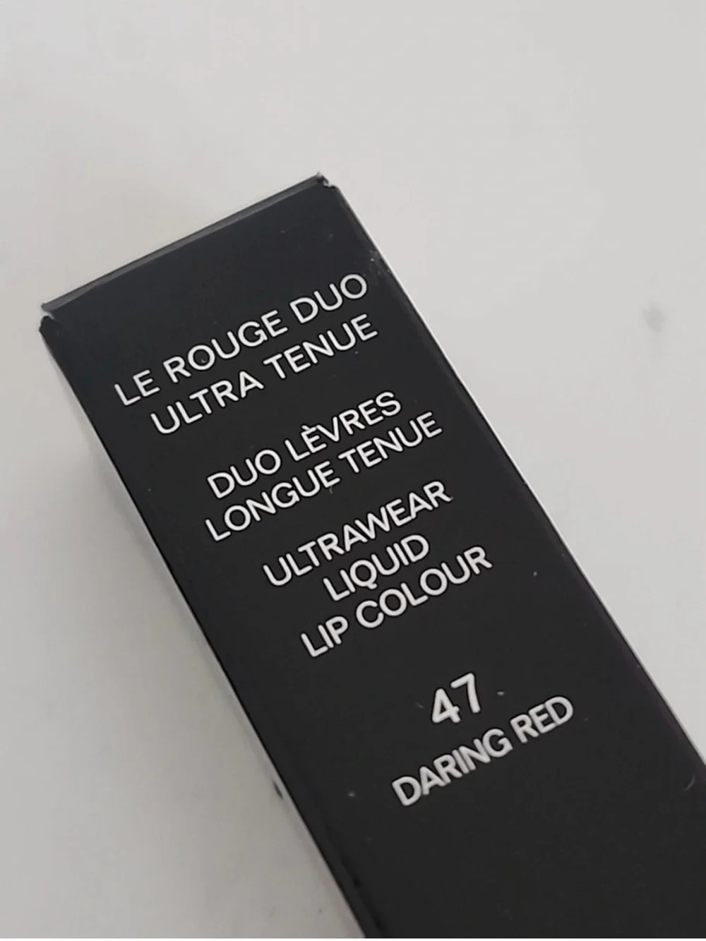 Chanel Le Rouge Duo Ultra Tenue Ultrawear Liquid Lip Colour #47 Daring Red New